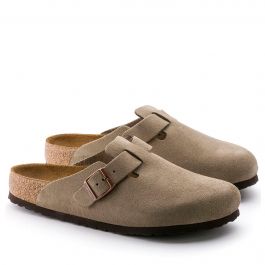 Birkenstock boston deals taupe sale