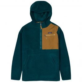 Retro Pile Fleece Pullover Dark Borealis Green Patagonia CODE7