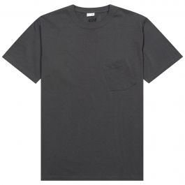 Slanting Pocket Футболка Slanting Pocket Charcoal Grey японского бренда Addict в ...