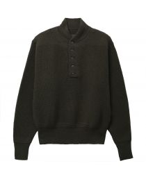 Свитер Army Button High Neck Dark Olive