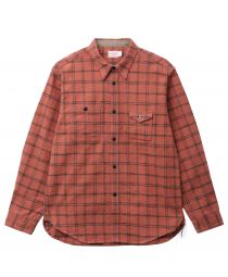 Рубашка Machine Age Check Salmon