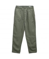 Брюки Tapered 2-Tuck Linen Olive