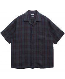 Рубашка Linen Open Collar Navy