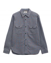 Рубашка SIN25-02W Cheese Heavy Flannel Indigo
