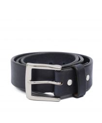 Ремень Indigo Dyed Kurozan Leather Silver