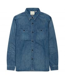 Рубашка Denim Work Hand Wash Indigo Blue