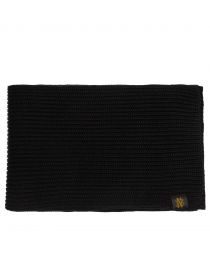Шарф Solid Wool Rib Muffler Black
