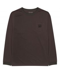 Лонгслив Monochrome Logo Pocket Charcoal