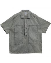 Рубашка US Army Denim Indigo Bleach