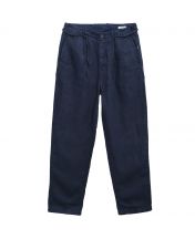 Брюки Tapered 2-Tuck Linen Navy