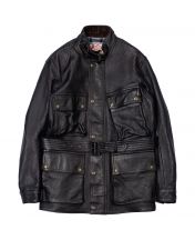 Куртка Sheepskin BMC Long Leather Black