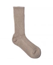 Носки ORG-01 Organic Ribbed Heather Beige