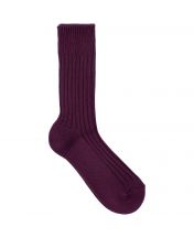 Носки ORG-01 Organic Ribbed Bordeaux