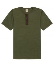 Футболка Slub Yarn Henley Olive