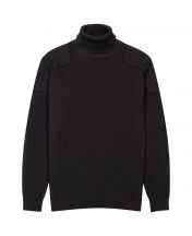 Толстовка Padded Waffle Turtle Neck Black