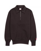 Толстовка Classic Sweat Collared Half Zip Faded Black