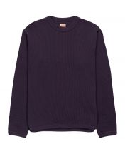 Лонгслив Heavyweight Waffle Eggplant