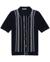 Рубашка Knit Stripe Dark Navy