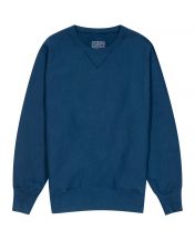 Толстовка Crewneck Organic Cotton Hand Dyed Blue