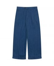 Брюки High Count 2-Tick Wide Linen Indigo