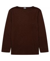Лонгслив Original Boatneck Dark Brown
