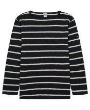 Лонгслив Original Wide Border Boatneck Fade Navy/Natural
