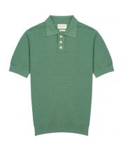Поло Renard Waffle Frosty Green