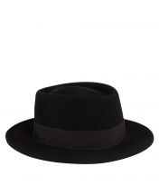Шляпа Fur Wool Porkpie Black