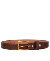 Ремень Narrow Western Leather Brown