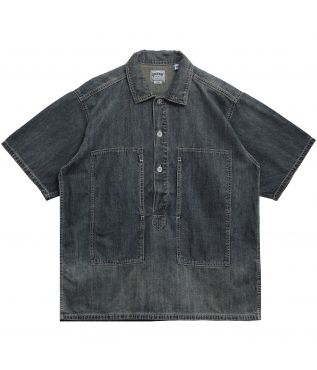 Рубашка US Army Denim Indigo Vintage Wash