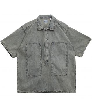 Рубашка US Army Denim Indigo Bleach