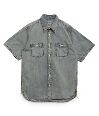 Рубашка Work Indigo Bleach
