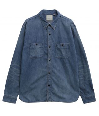 Рубашка Denim Work Indigo Blue