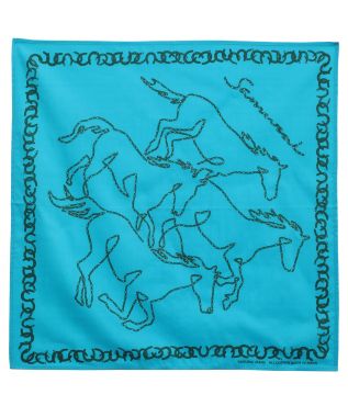 Бандана SJ-BANDANA-03H Horse Turquoise