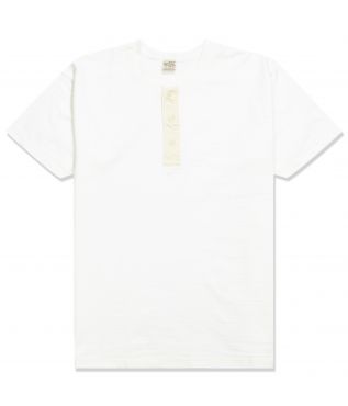 Футболка Slub Yarn Henley White