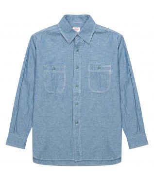 Рубашка W's Chambray Work Blue