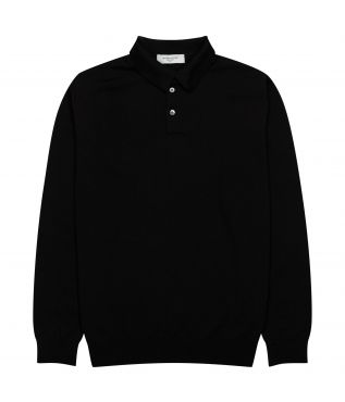 Свитер Wool Poloneck Black
