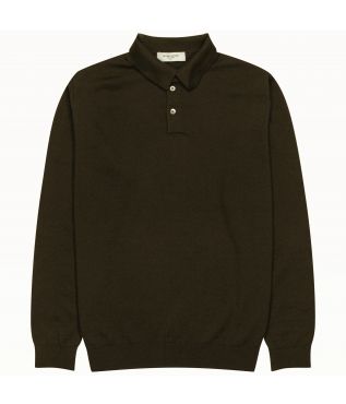 Свитер Wool Poloneck Dark Olive