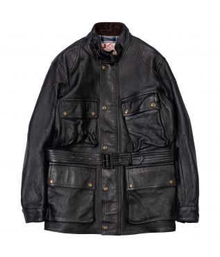 Куртка Sheepskin BMC Long Leather Black