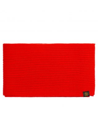 Шарф Solid Wool Rib Muffler Vermillion