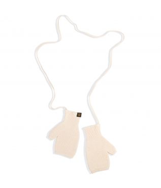 Варежки Solid Wool Ivory