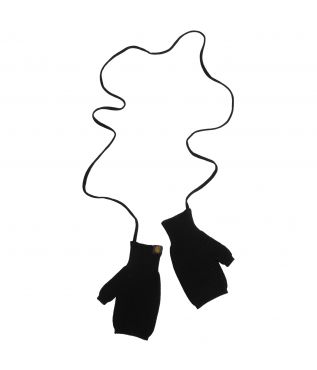 Варежки Solid Wool Black