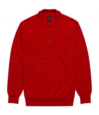 Свитер Superior Merino Polo Red