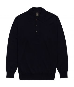 Свитер Superior Merino Polo Navy