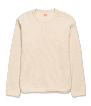 Лонгслив Heavyweight Waffle Ecru