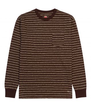 Лонгслив Multi Border Brown