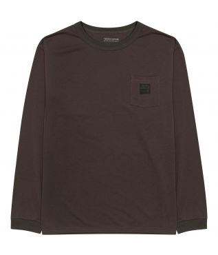 Лонгслив Monochrome Logo Pocket Charcoal