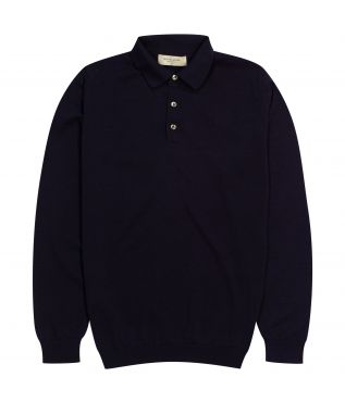 Лонгслив Ice Cotton Long Poloneck Navy
