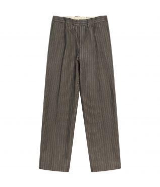 Брюки Striped Denim Gray