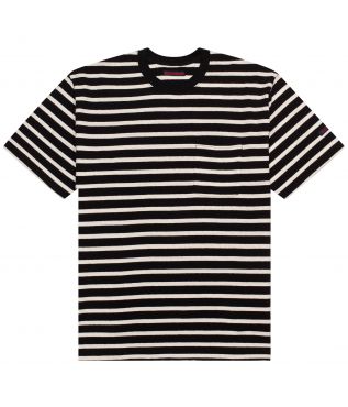 Футболка Striped Pocket Black